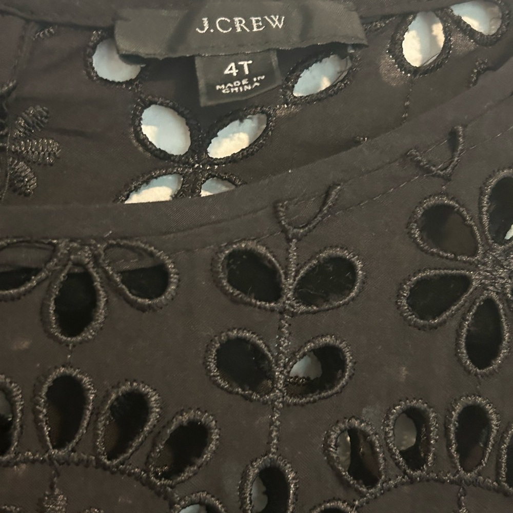 J. Crew Black Sheath Dress with Bell Sleeves - Picture 4 of 5
